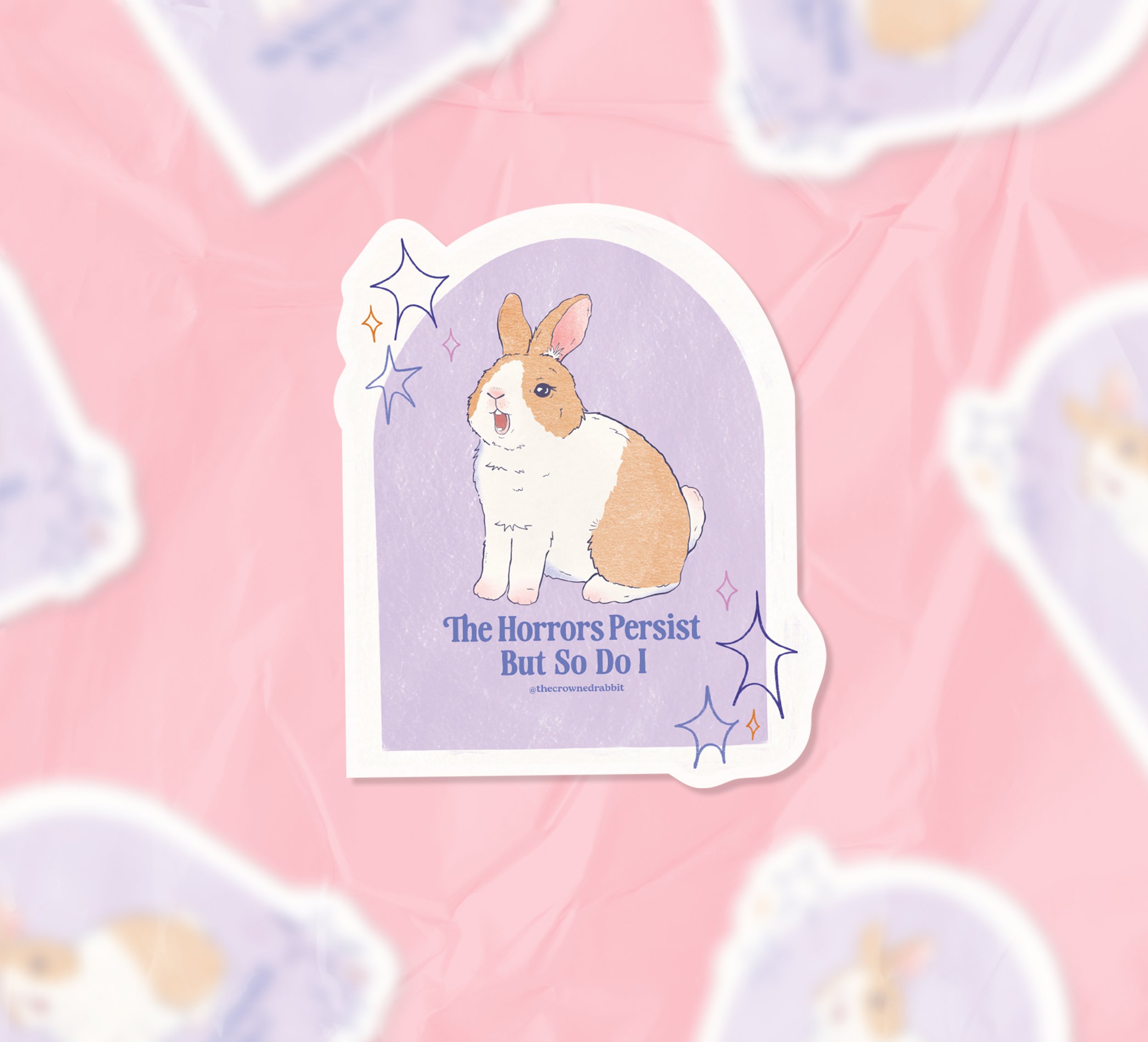Vinyl Stickers — The Crowned Rabbit